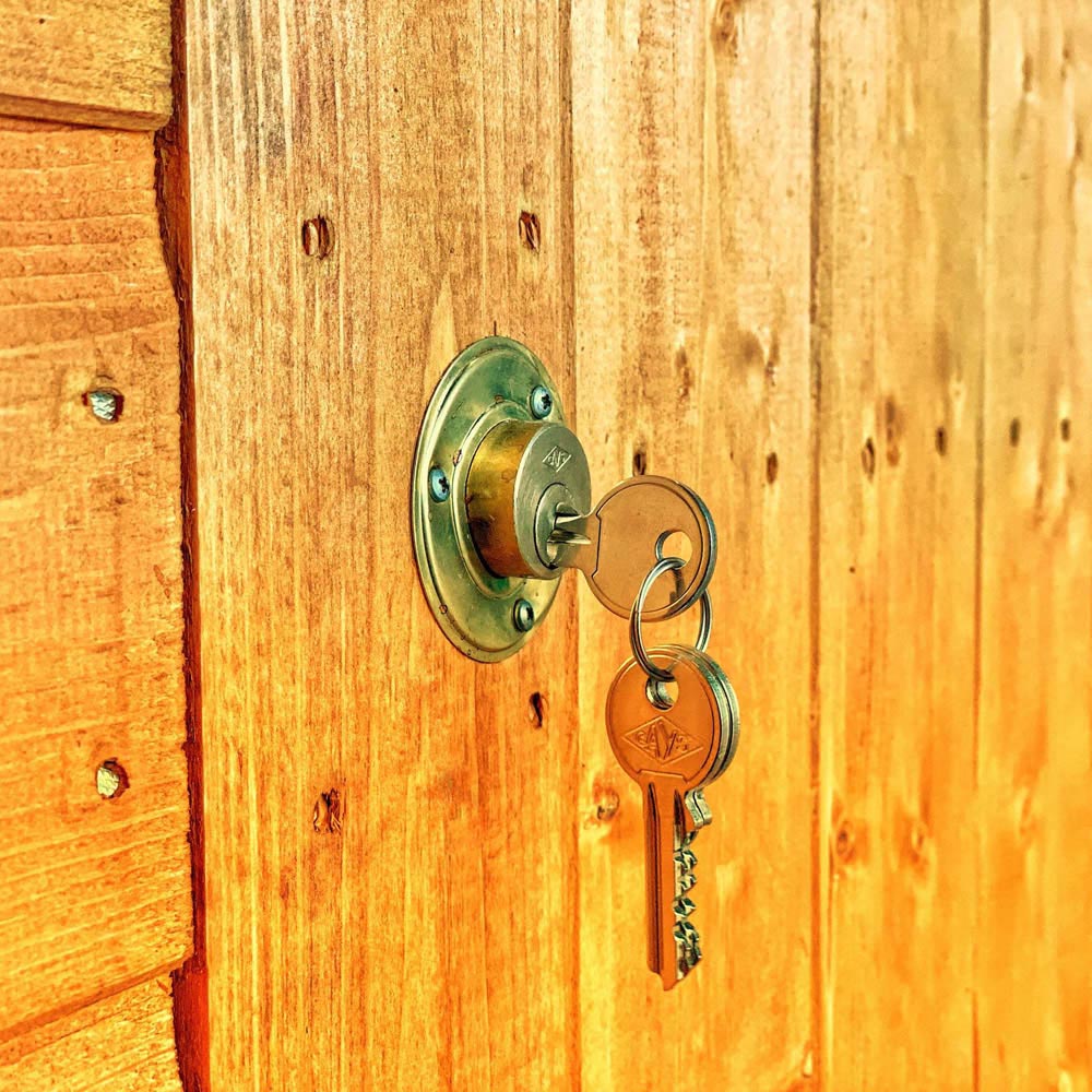 Power Sheds 14 x 4ft Double Door Pent Security Shed Image 4