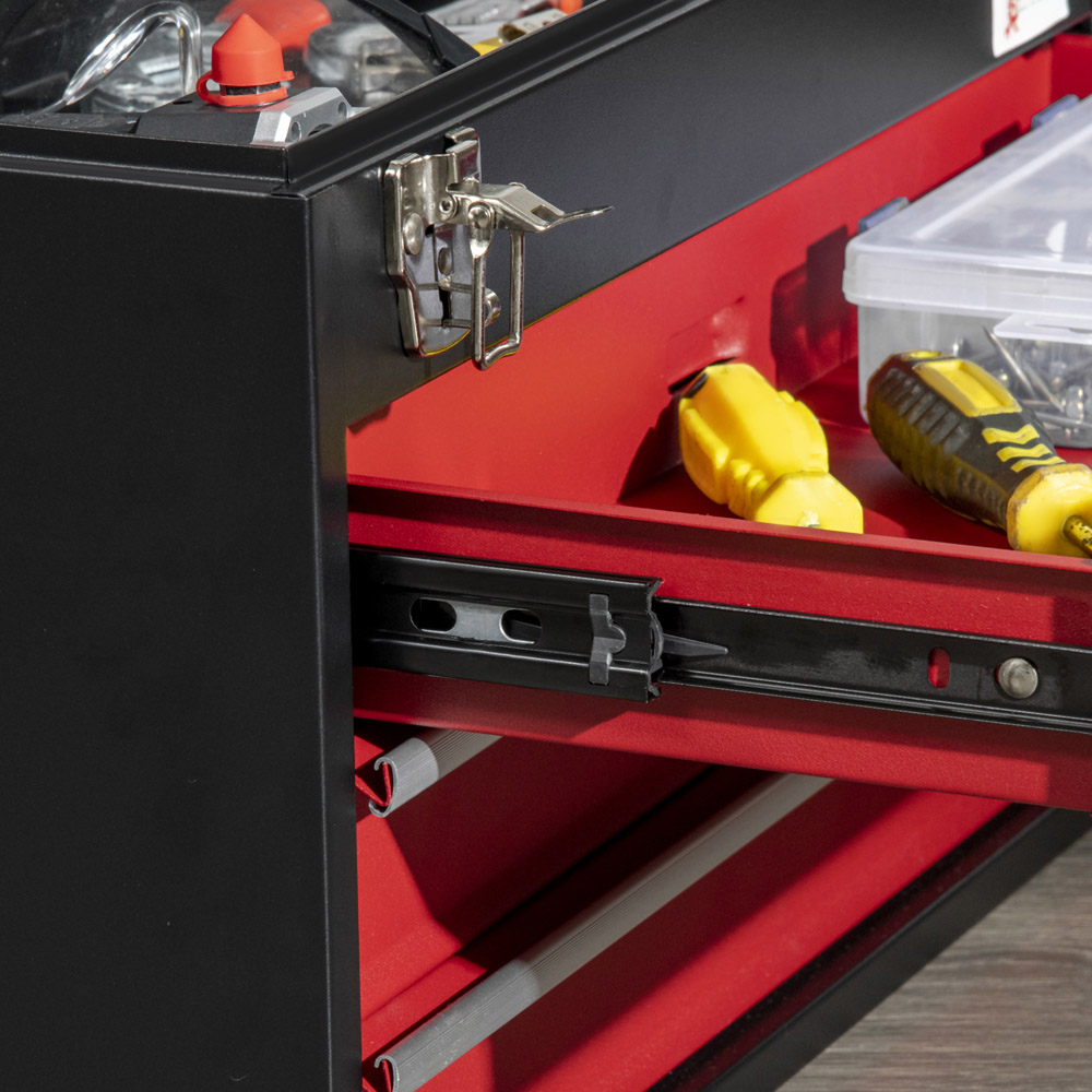 DURHAND 3 Drawer Black Tool Chest Image 6