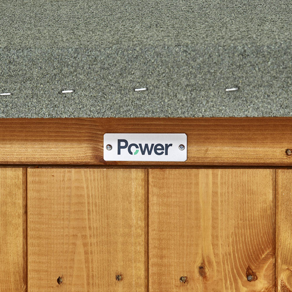 Power Sheds 20 x 6ft Double Door Pent Potting Shed Image 3