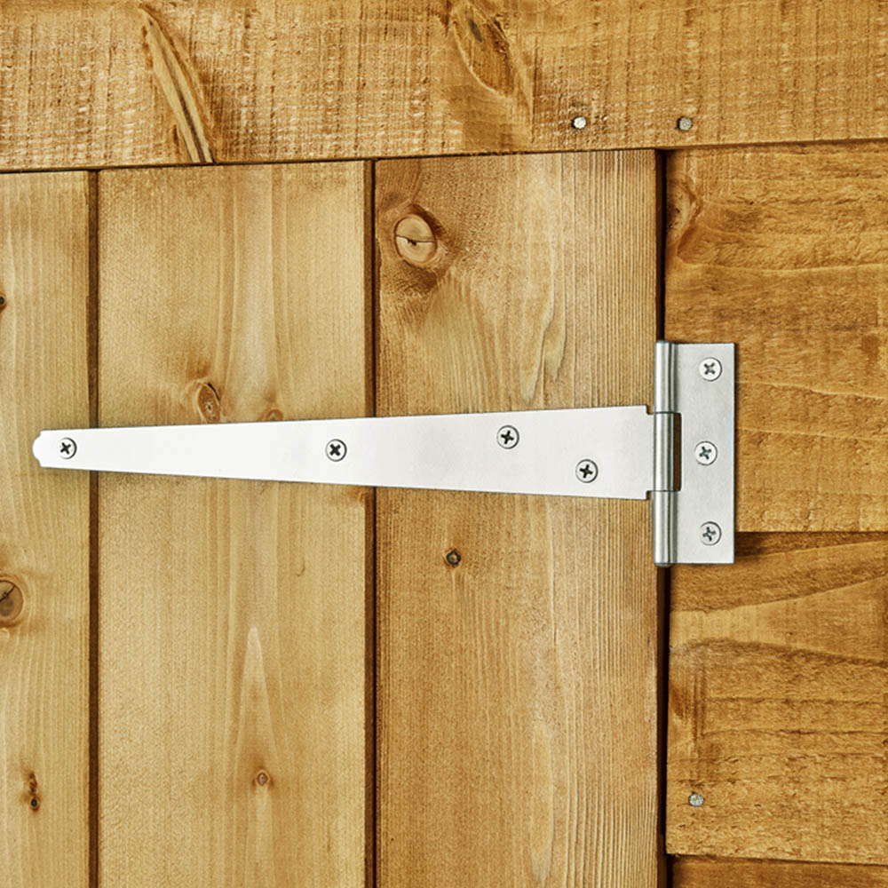 Power Sheds 12 x 8ft Double Door Overlap Pent Wooden Shed Image 4