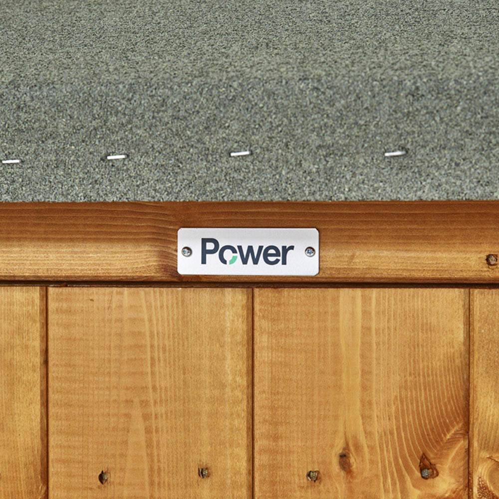 Power Sheds 6 x 8ft Apex Wooden Shed Image 3