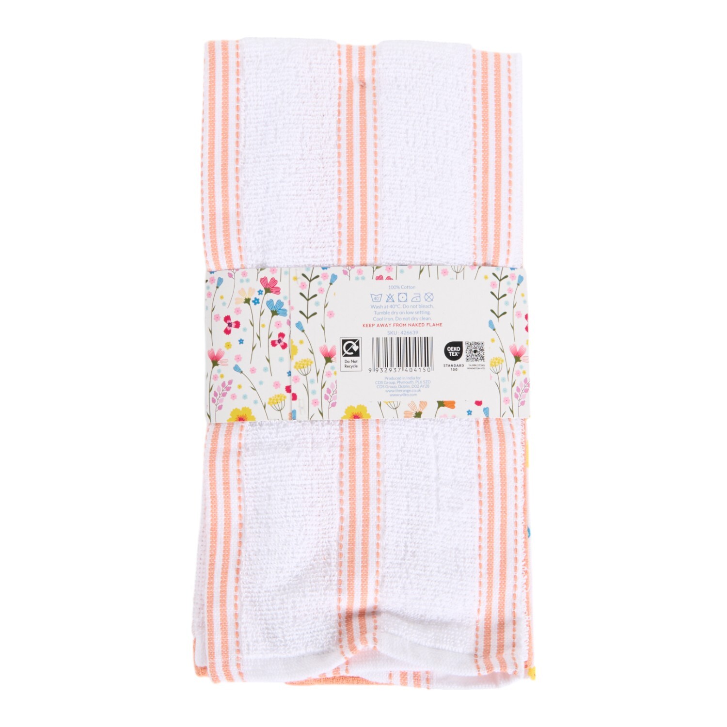 Pack of 3 In Bloom Tea Towels White Image 3