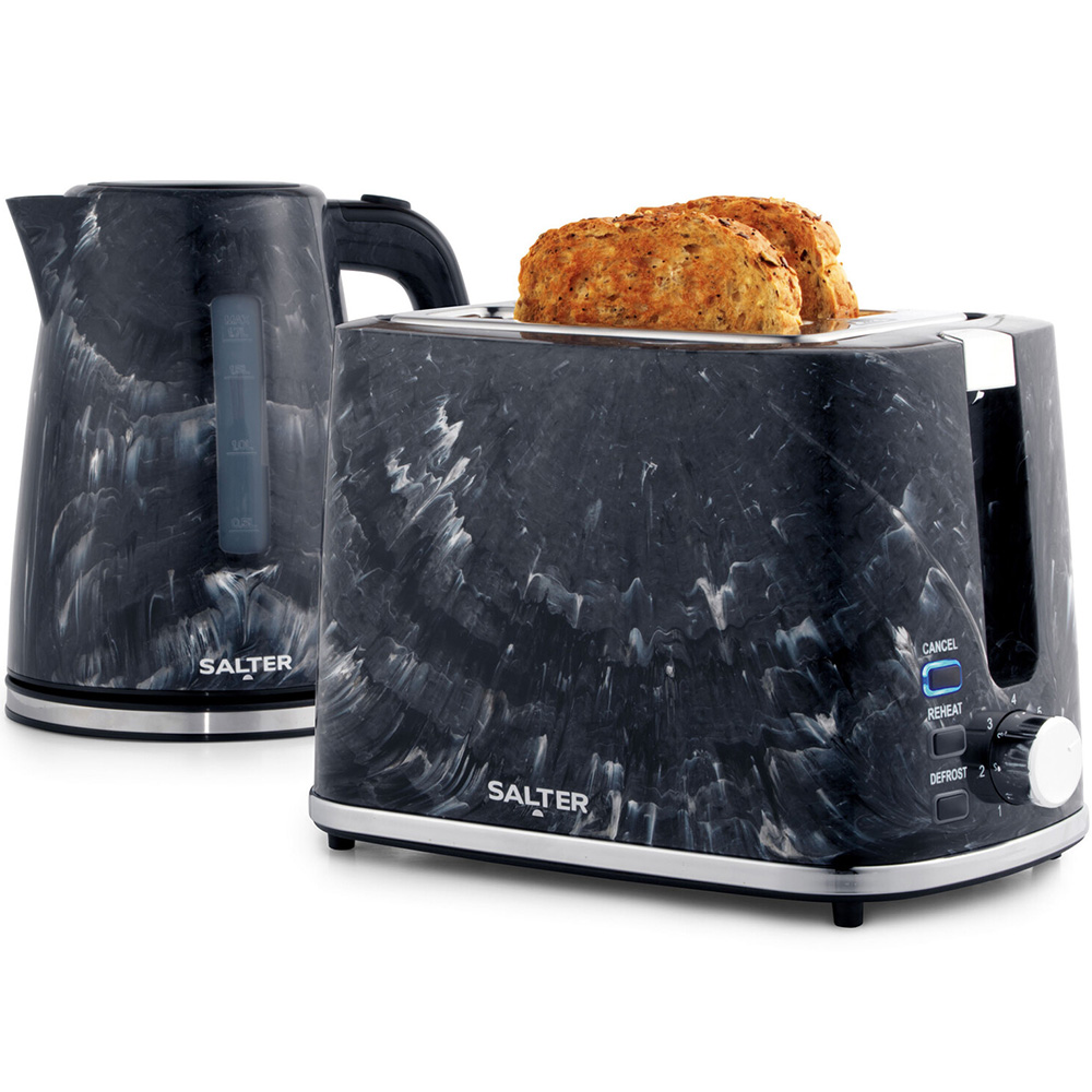 Salter Marble Rapid Boil Kettle - Black Image 3