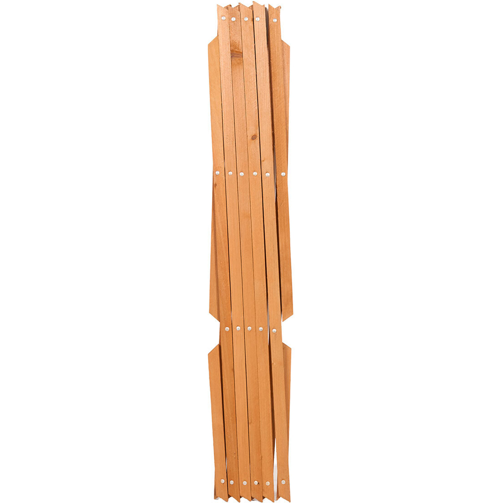 Expanding Wooden Garden Trellis Tan 180 x 60cm Image 1