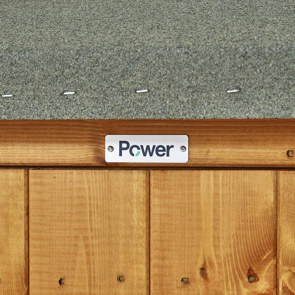 Power Sheds 16 x 8ft Double Door Apex Wooden Shed Image 3