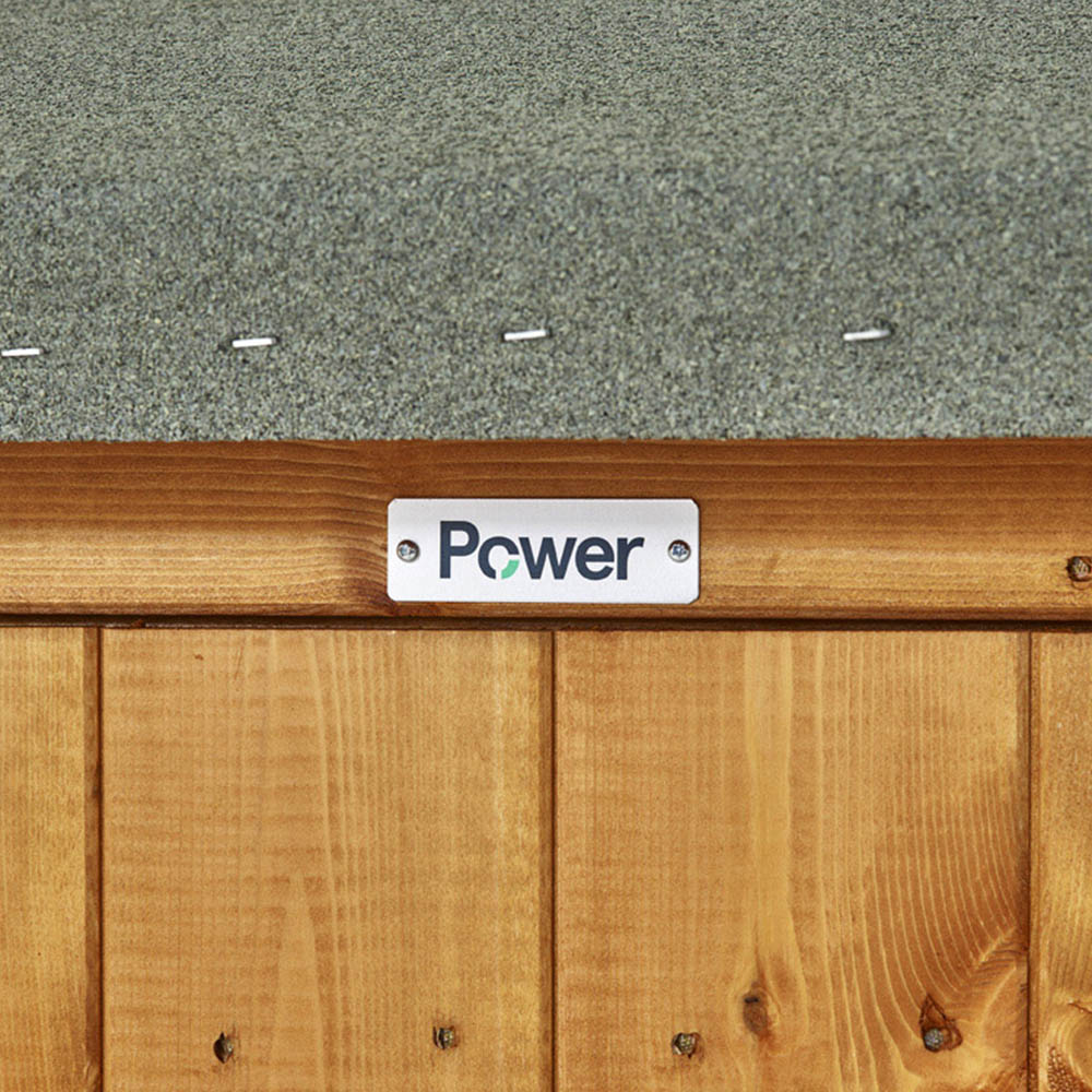 Power Sheds 12 x 8ft Apex Wooden Shed with Window Image 3