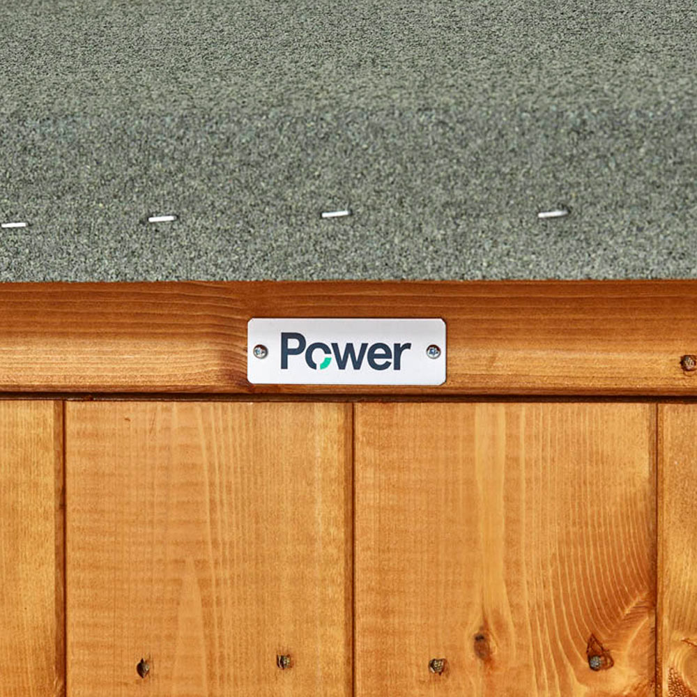 Power 16 x 8ft Apex Potting Shed with Double Doors Image 3