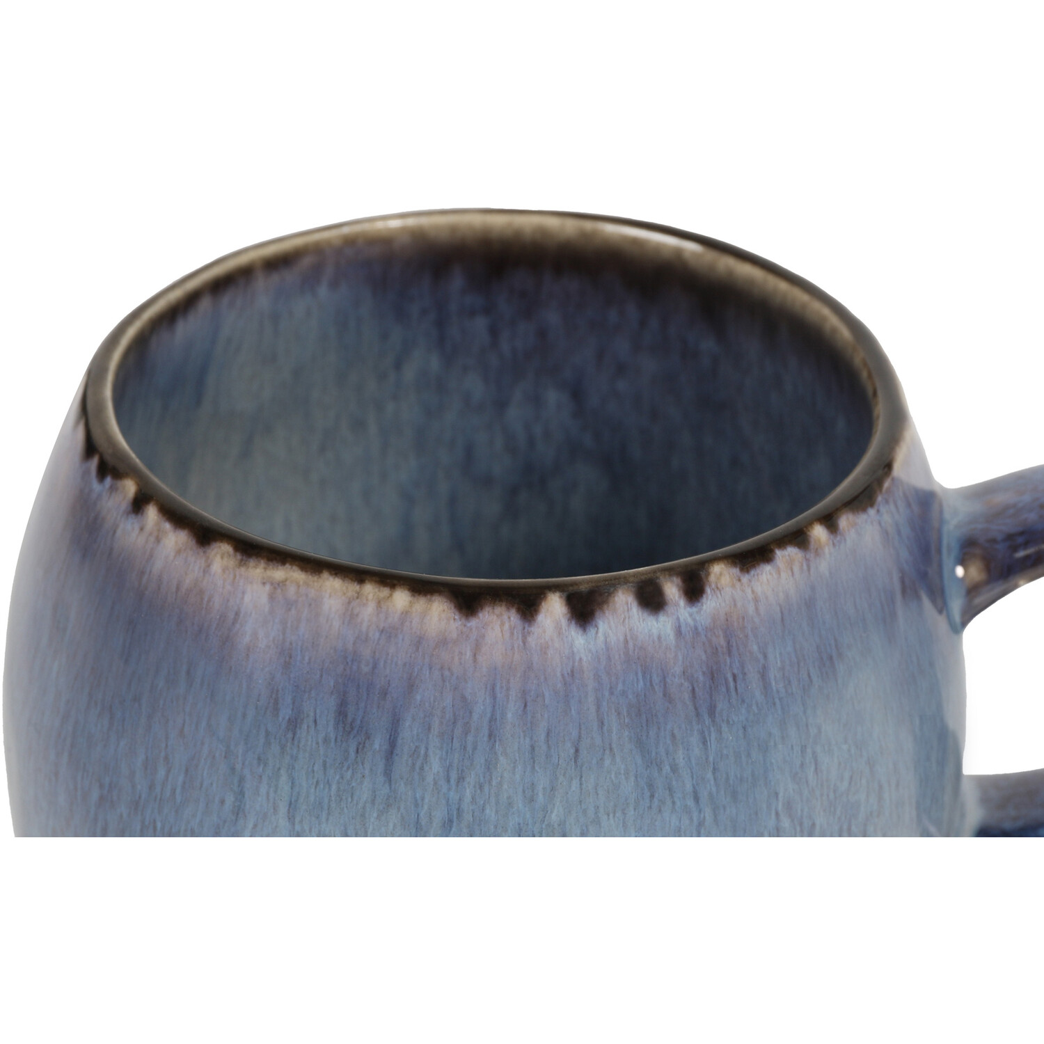 Reactive Glaze Bulb Mug - Blue Image 3
