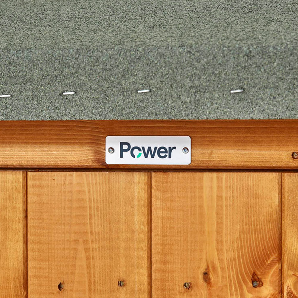 Power Sheds 8 x 4ft Double Door Apex Traditional Summerhouse Image 3