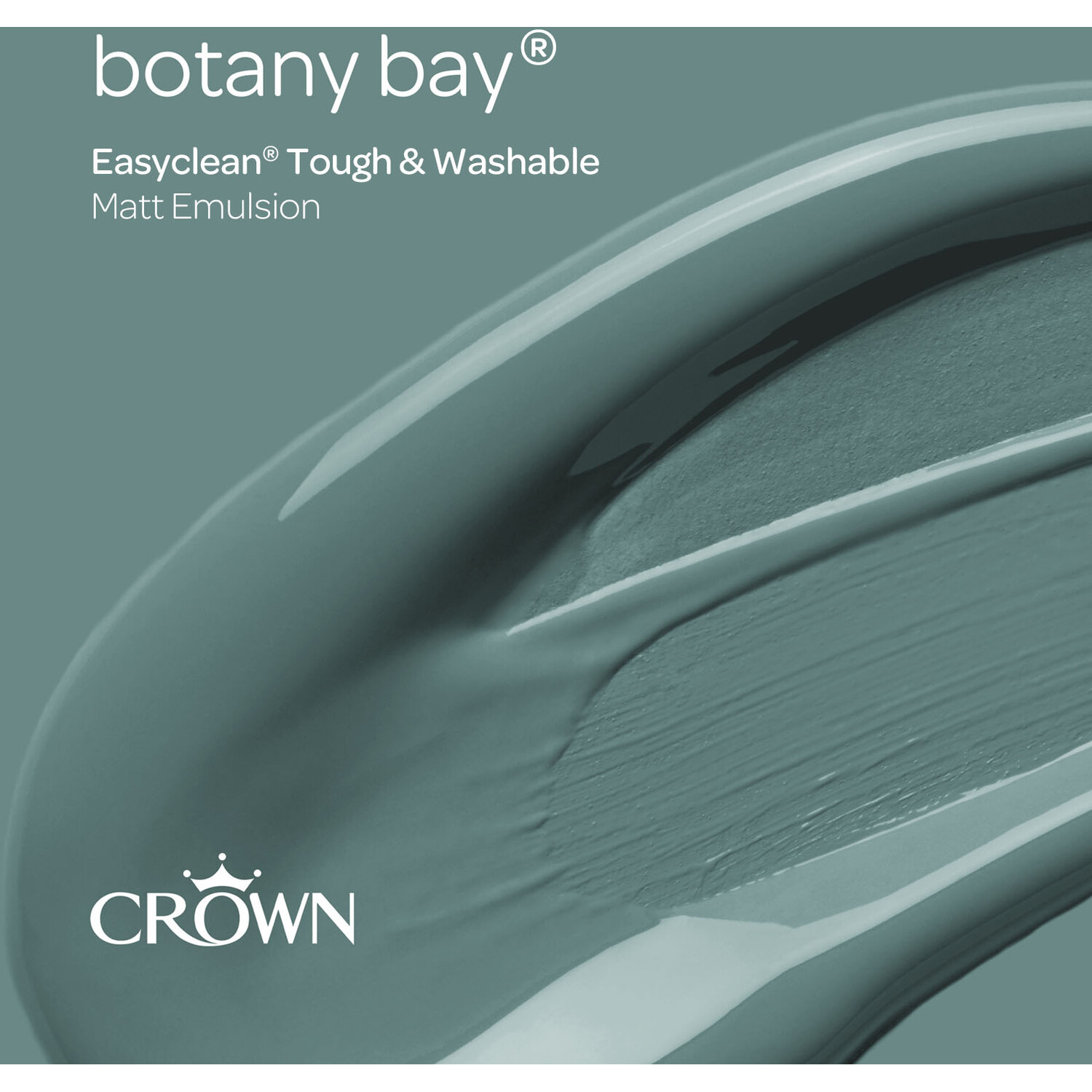 Crown Easyclean Matt Emulsion Paint - Botany Bay Image 9