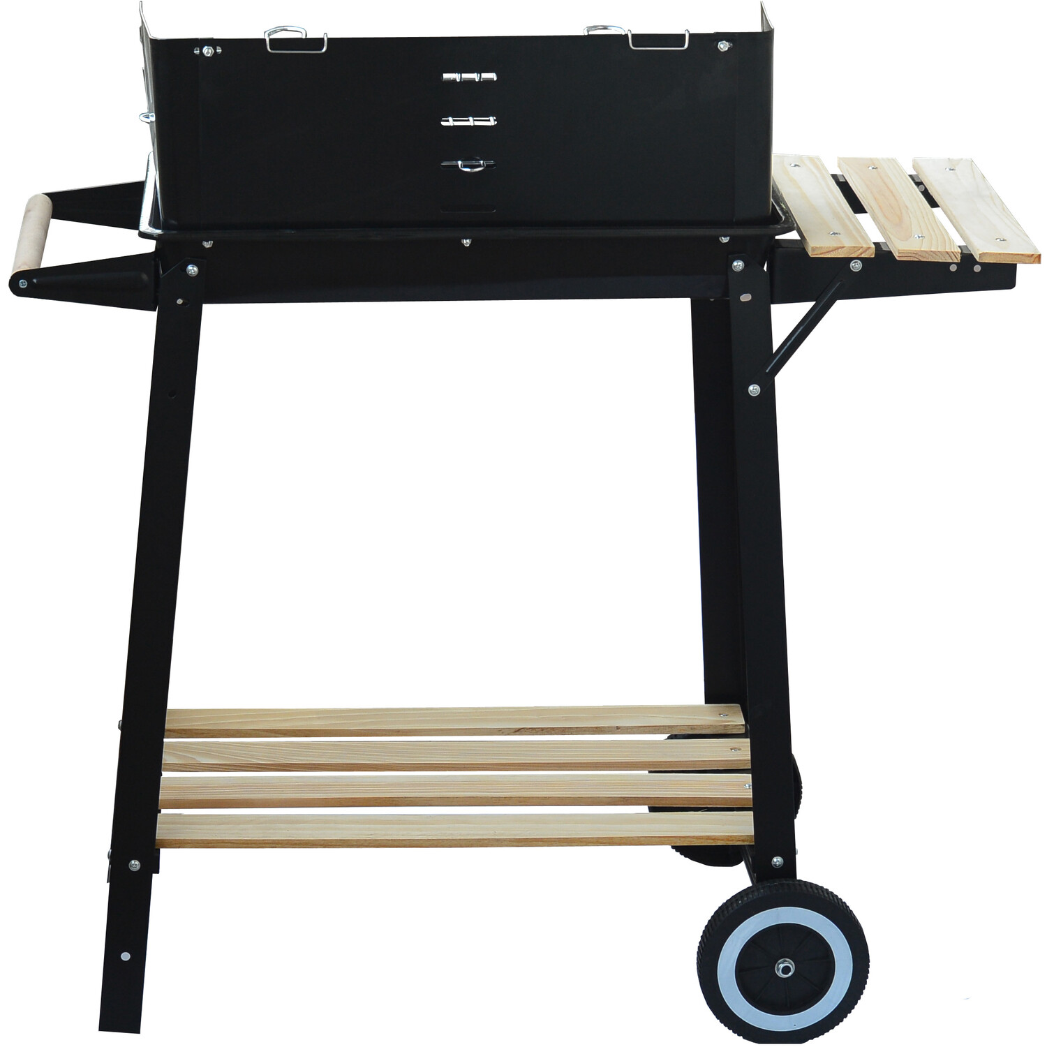 Cancun Rectangular BBQ Grill - Black Image 2