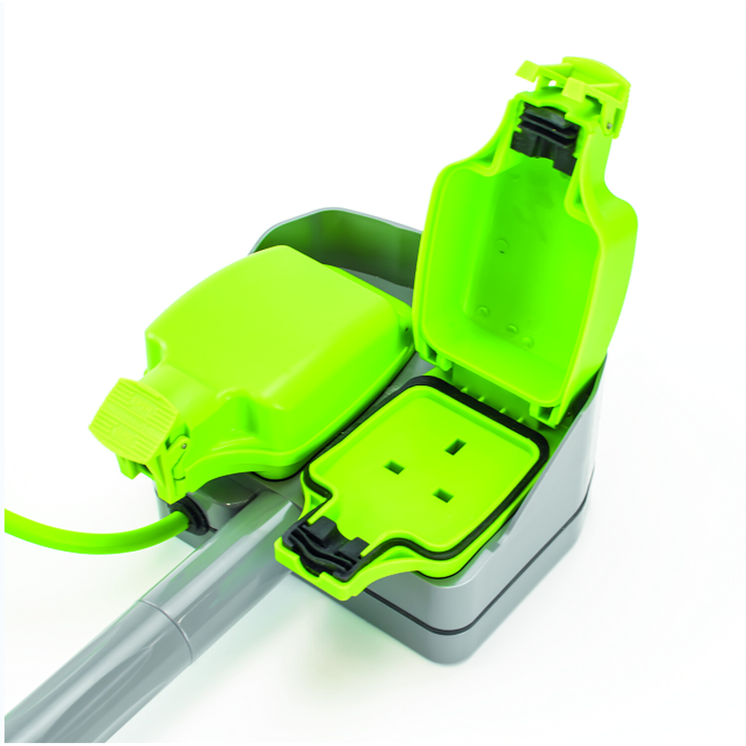 IP54 2 Gang Garden Spike Extension Lead 10m Image 3