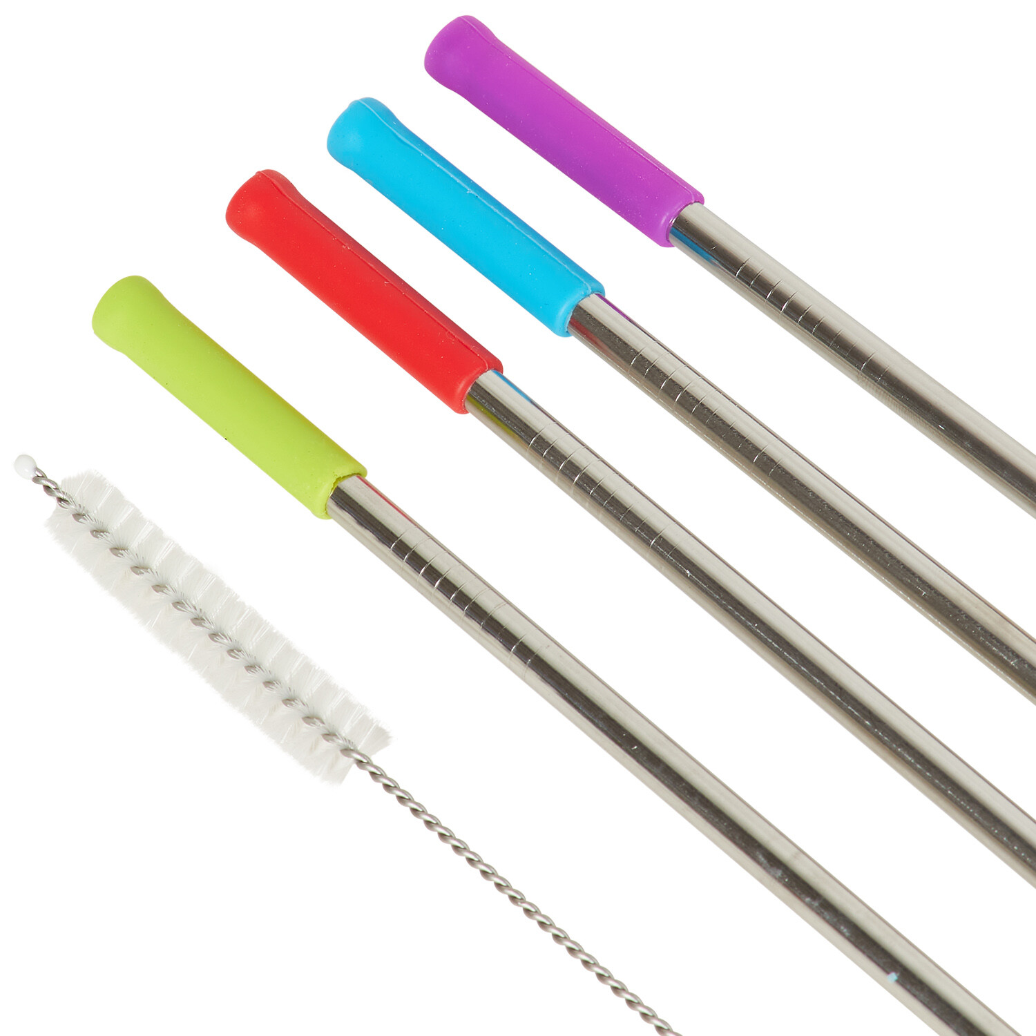 Colours Collection Stainless Steel Straws Image 4