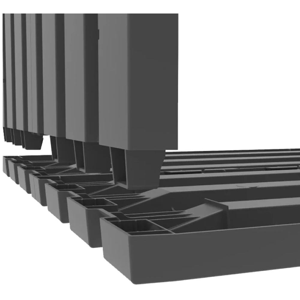 Garantia Skyline Graphite Grey Raised Garden Bed 75 x 80 x 161cm Image 5