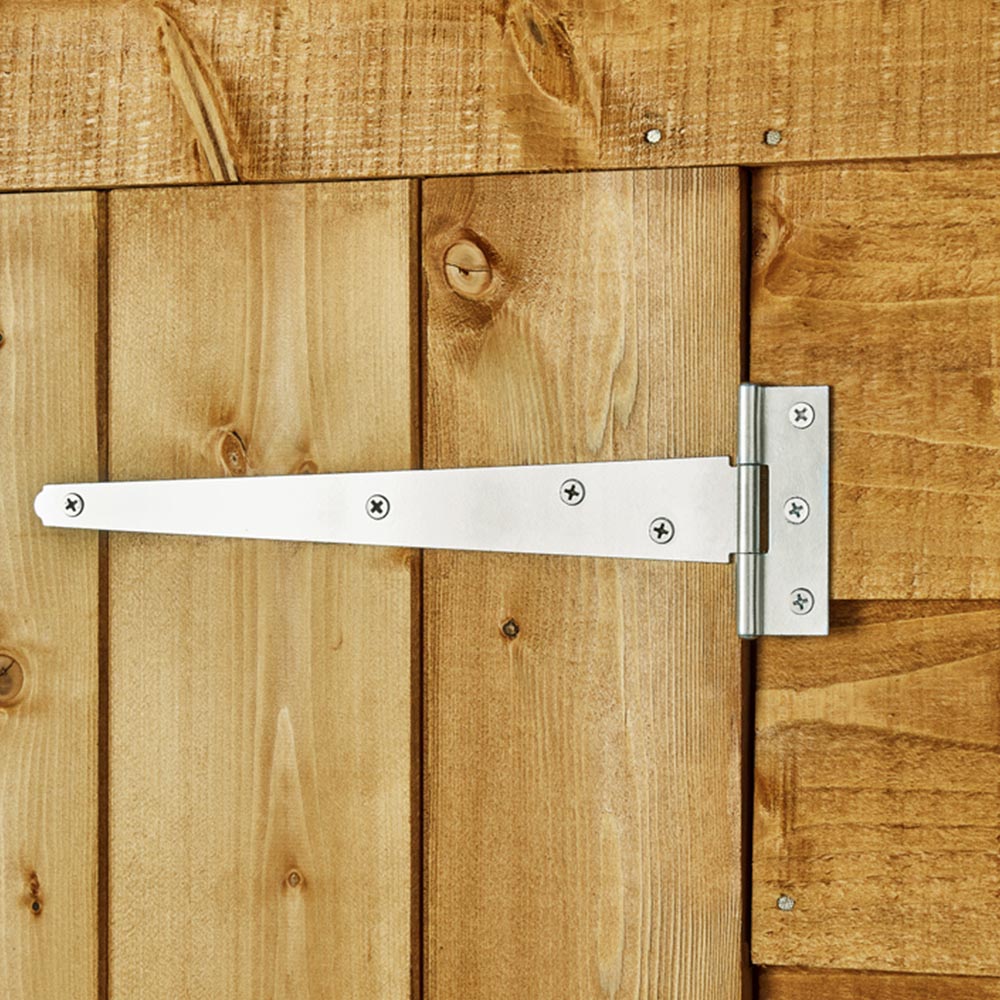 Power Sheds 14 x 8ft Double Door Overlap Pent Wooden Shed Image 4