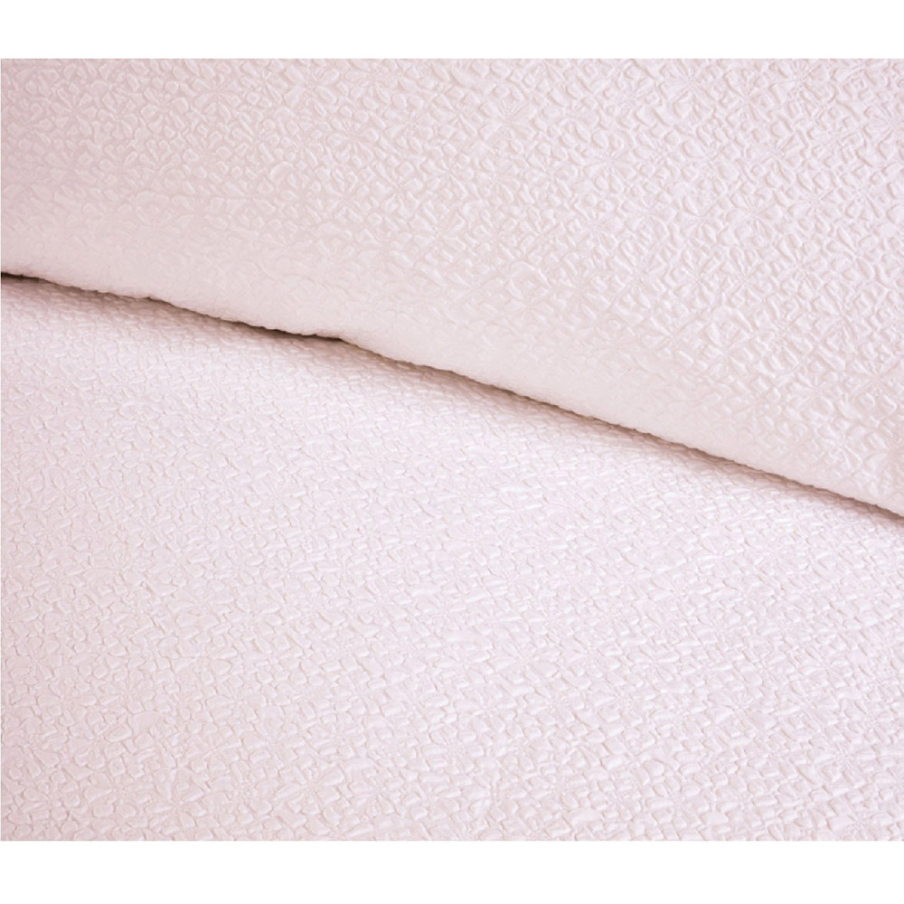 Elise Crinkle Duvet Set - Pink / King Image 4