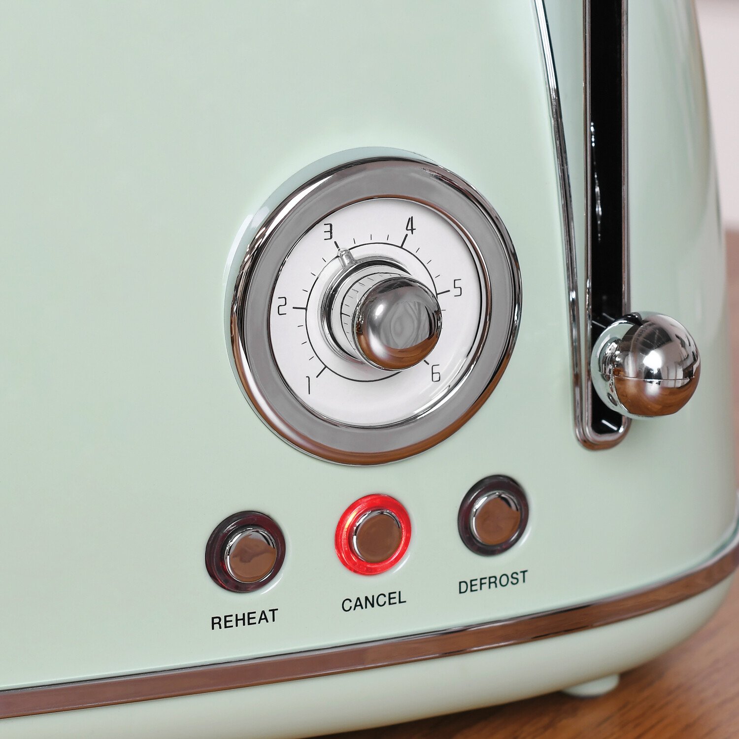 Retro 4 Slice Toaster Sage Image 4