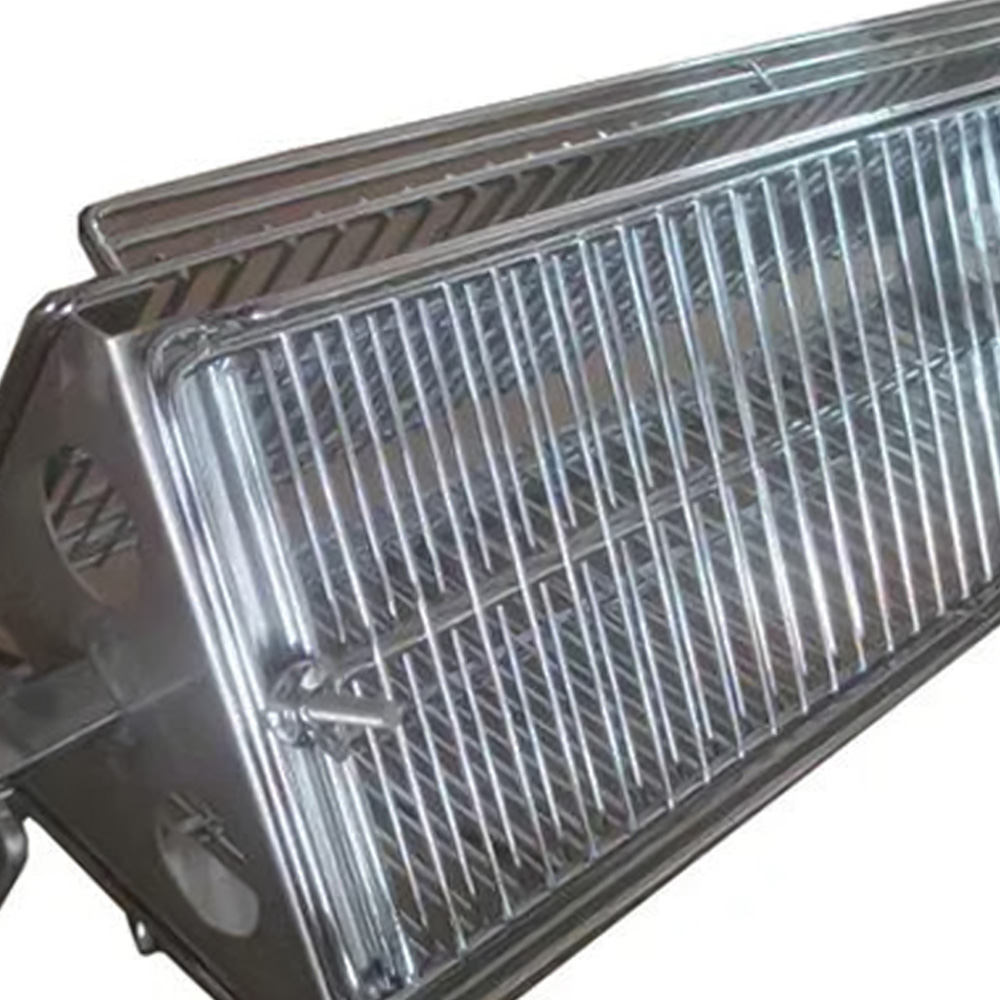 KuKoo Triangle-Shaped Rotisserie Grill Basket 70cm Image 2
