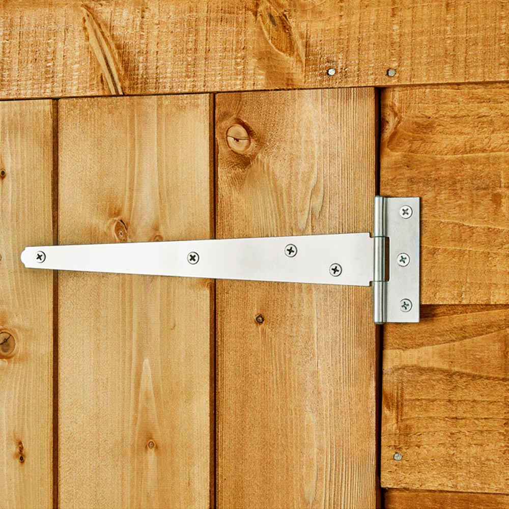 Power Sheds 14 x 4ft Double Door Overlap Apex Wooden Shed with Window Image 6