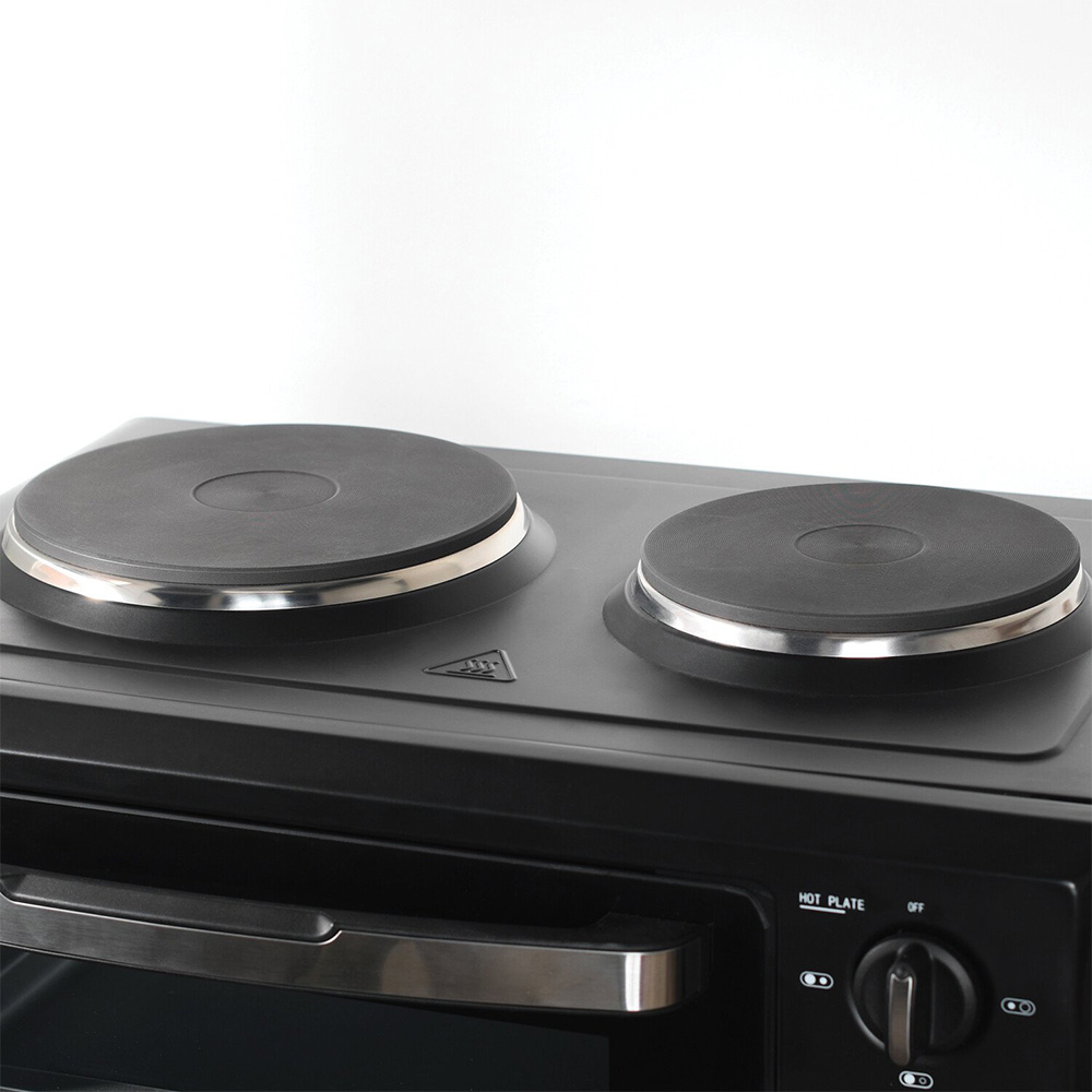 Kitchen Master 32L Mini Oven with Hobs Black Image 3