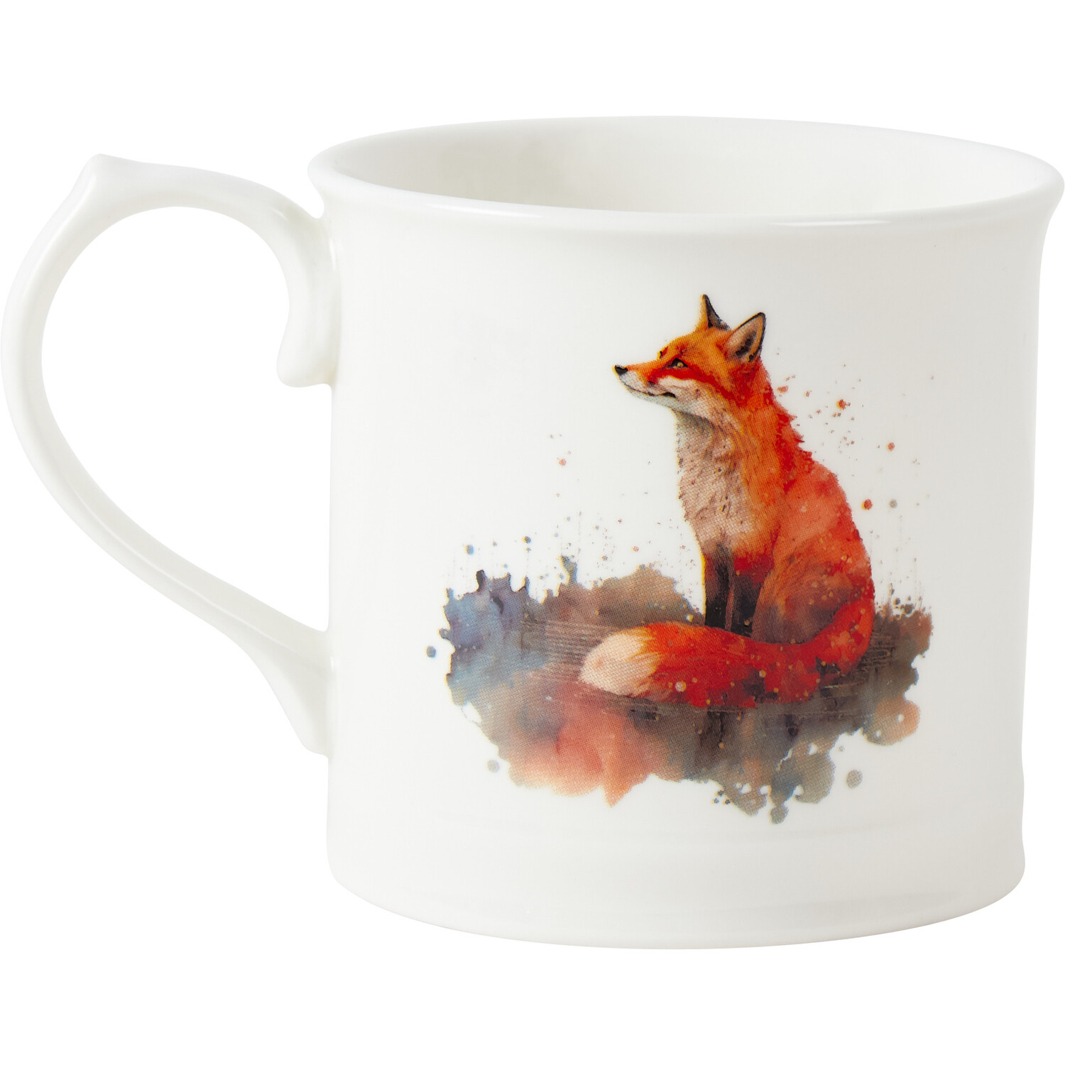 Forest Animal Print Mug - White Image 4