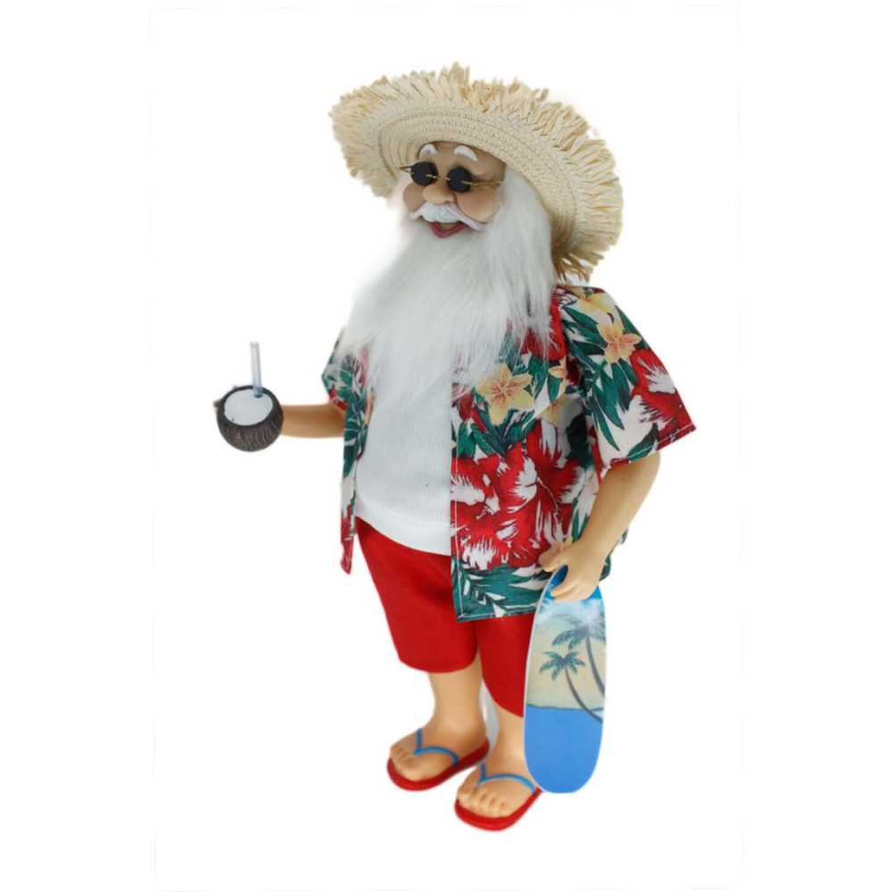 Holiday Standing Santa - Multicolour Image 2