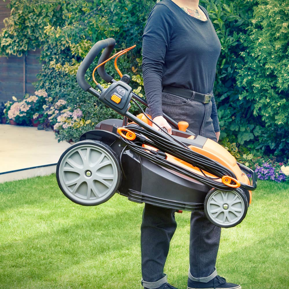 LawnMaster MEB1840M COMBO 1800W Hand Propelled 40cm Rotary Electric Lawn Mower with Line Trimmer Image 8