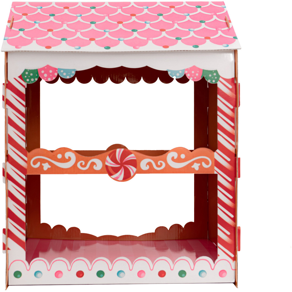 Gingerbread House Cupcake StandPink Image 3