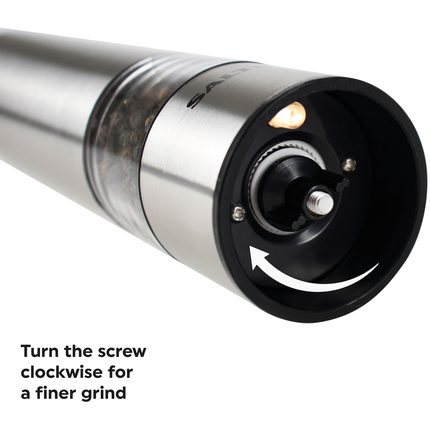 Salter Silver Electronic Salt and Pepper Mill Set Image 7