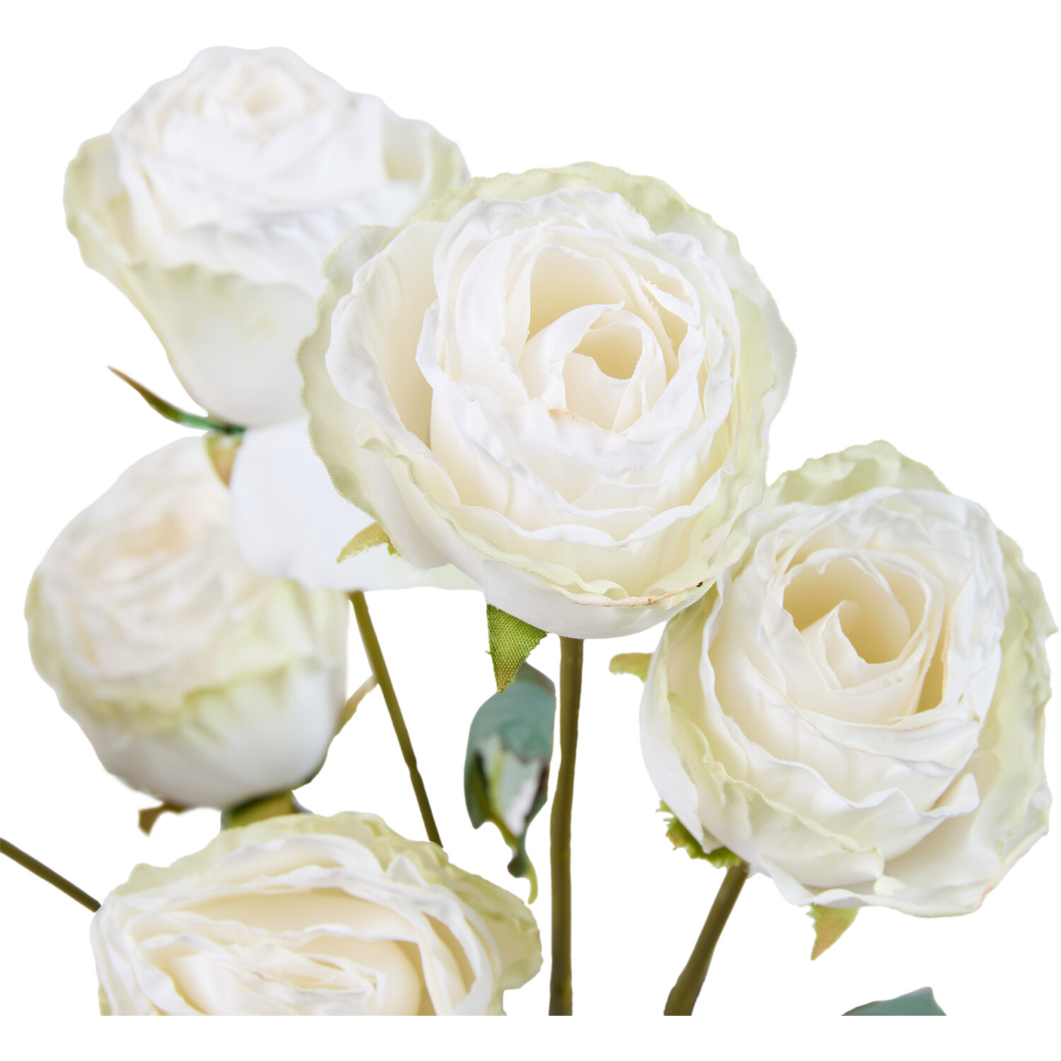 Faux Dried Rose White - White Image 3