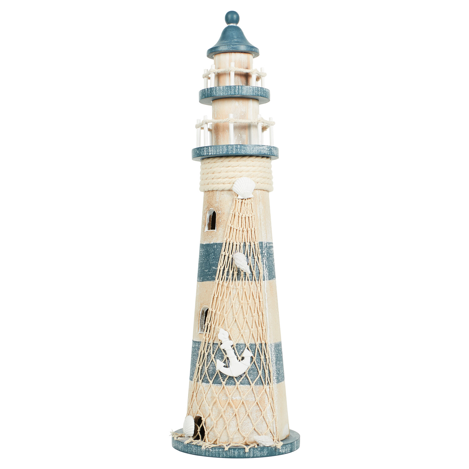 Woodwash Lighthouse Ornament - Multicolour Image 2
