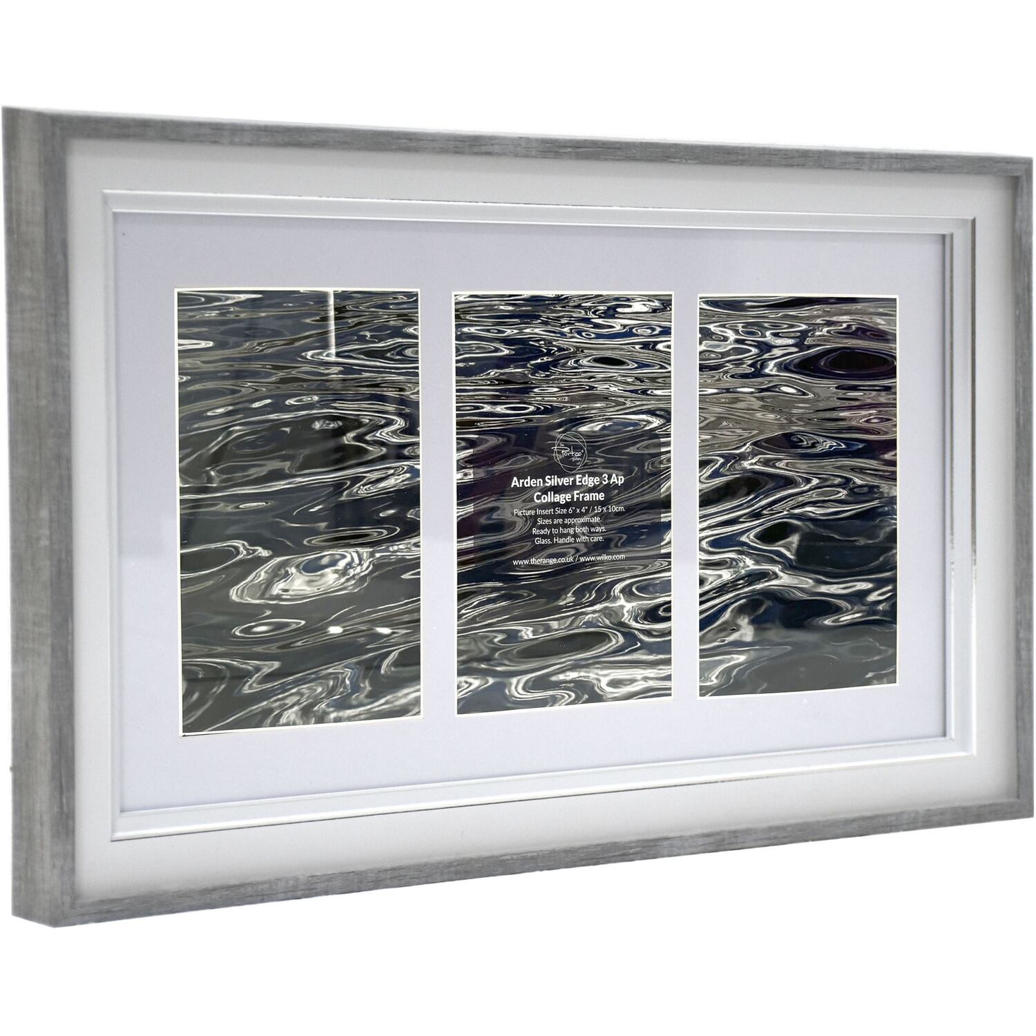 Bronwyn Silver Edge Collage Frame - Silver / 25cm Image 2
