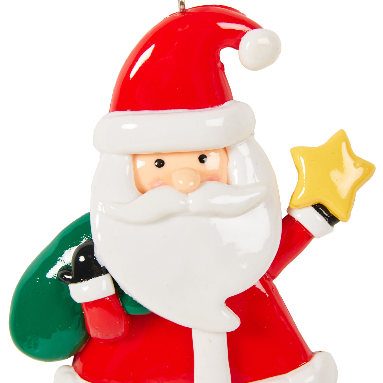 Hanging Santa Christmas Decoration - Red Image 6