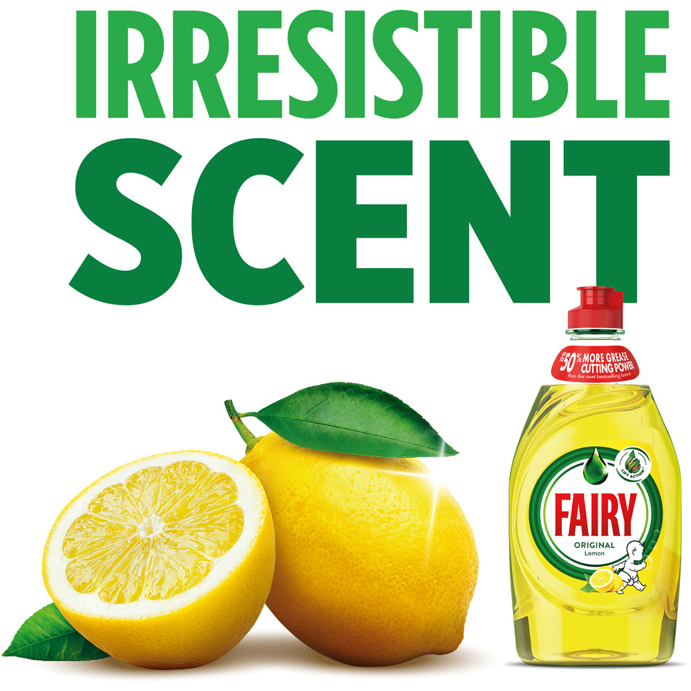 Fairy Lemon Dishwashing Liquid 654ml Image 2