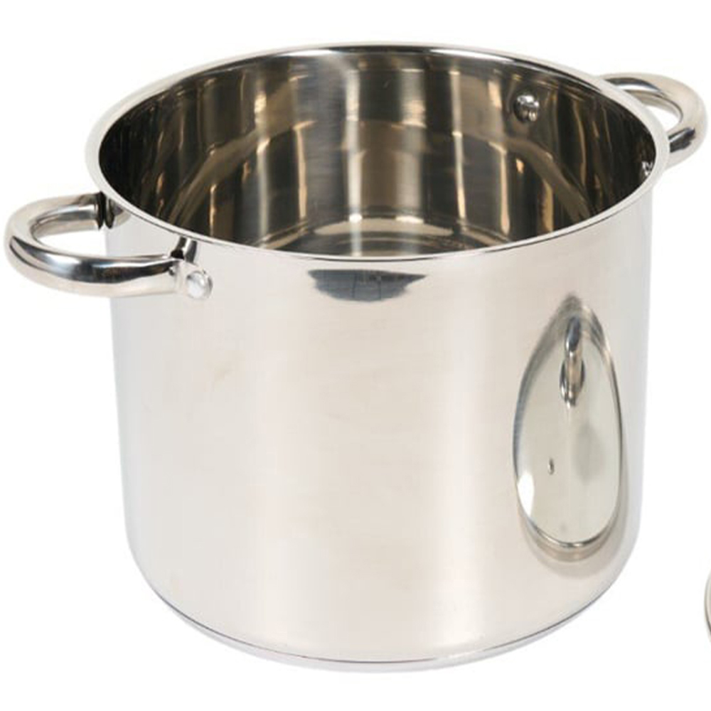 Salter 9L Stockpot with Glass Lid Silver Image 5