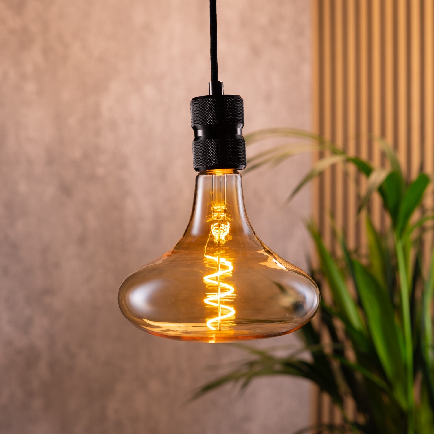 TCP Short Horn Decorative Filament 250L E27 Bulb Warm White Image 2