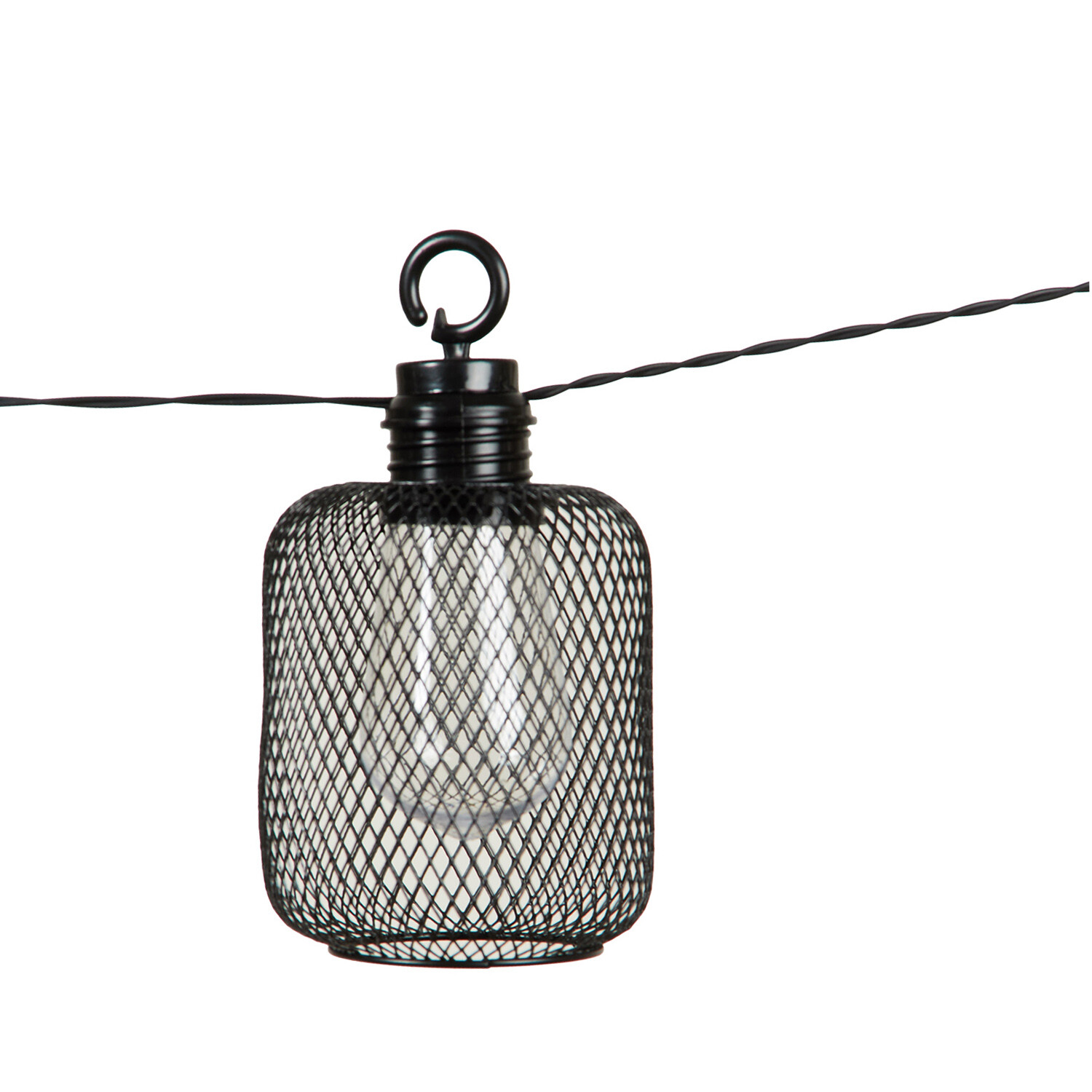 10 LED Pheonix Solar String Light - Black Image 7