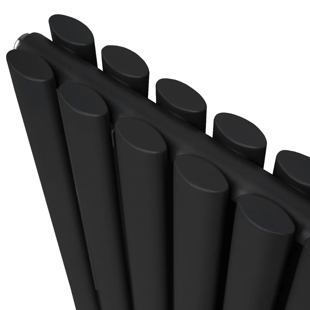 Monster Shop 4562BTU Black Oval Column Radiator and Valves 600 x 1020mm Image 5