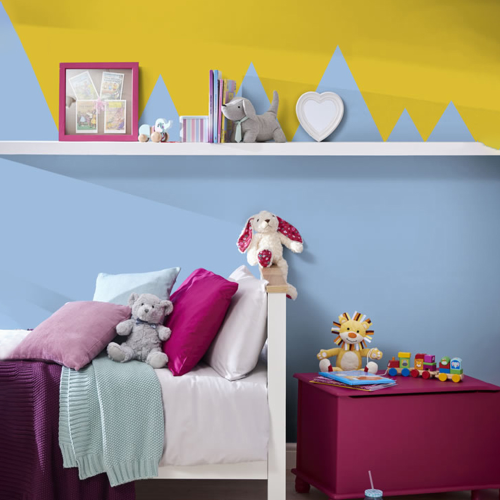 Wilko Moody Blue Emulsion Paint Tester Pot 75ml Image 3