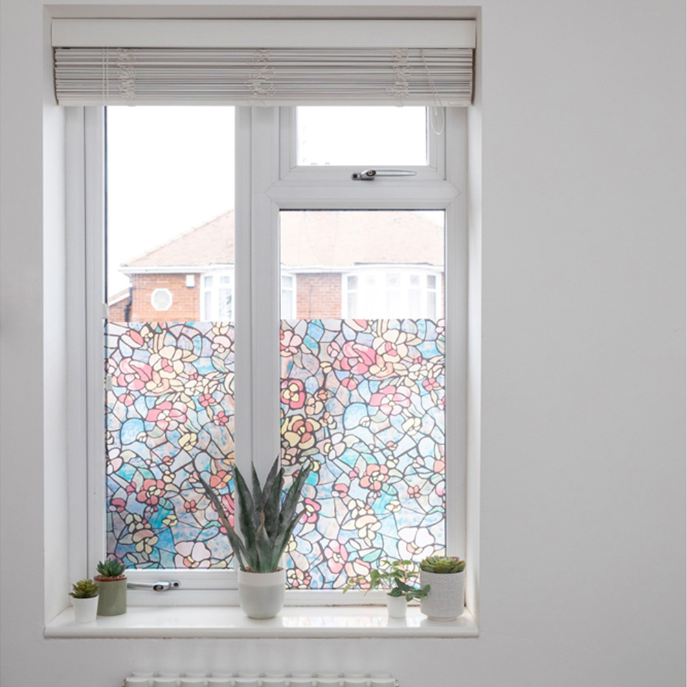 d-c-fix Venetian Garden Stained Glass Window Sticky Back Plastic Vinyl Wrap Film 45cm x 2m Image 7