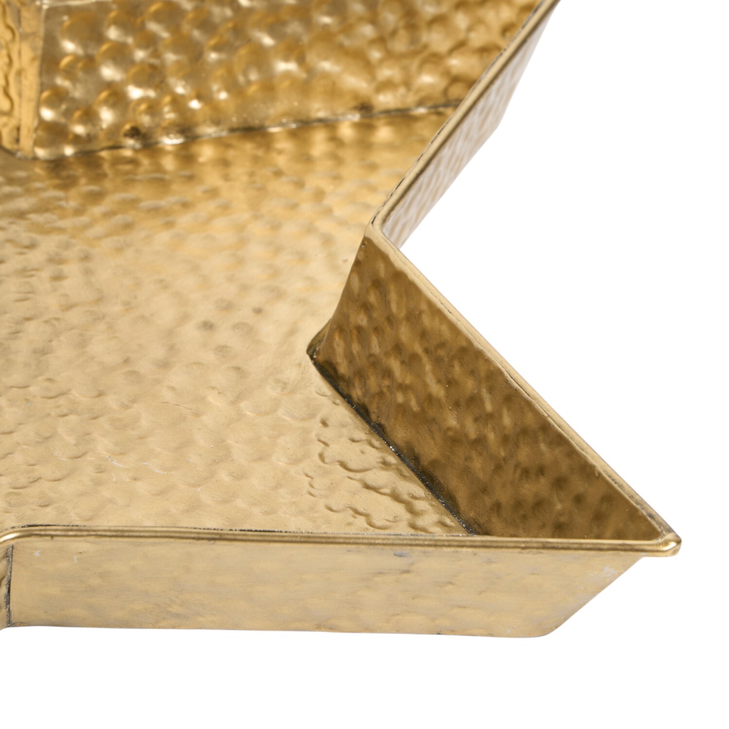 Gold Metal Star Tray Gold Image 3