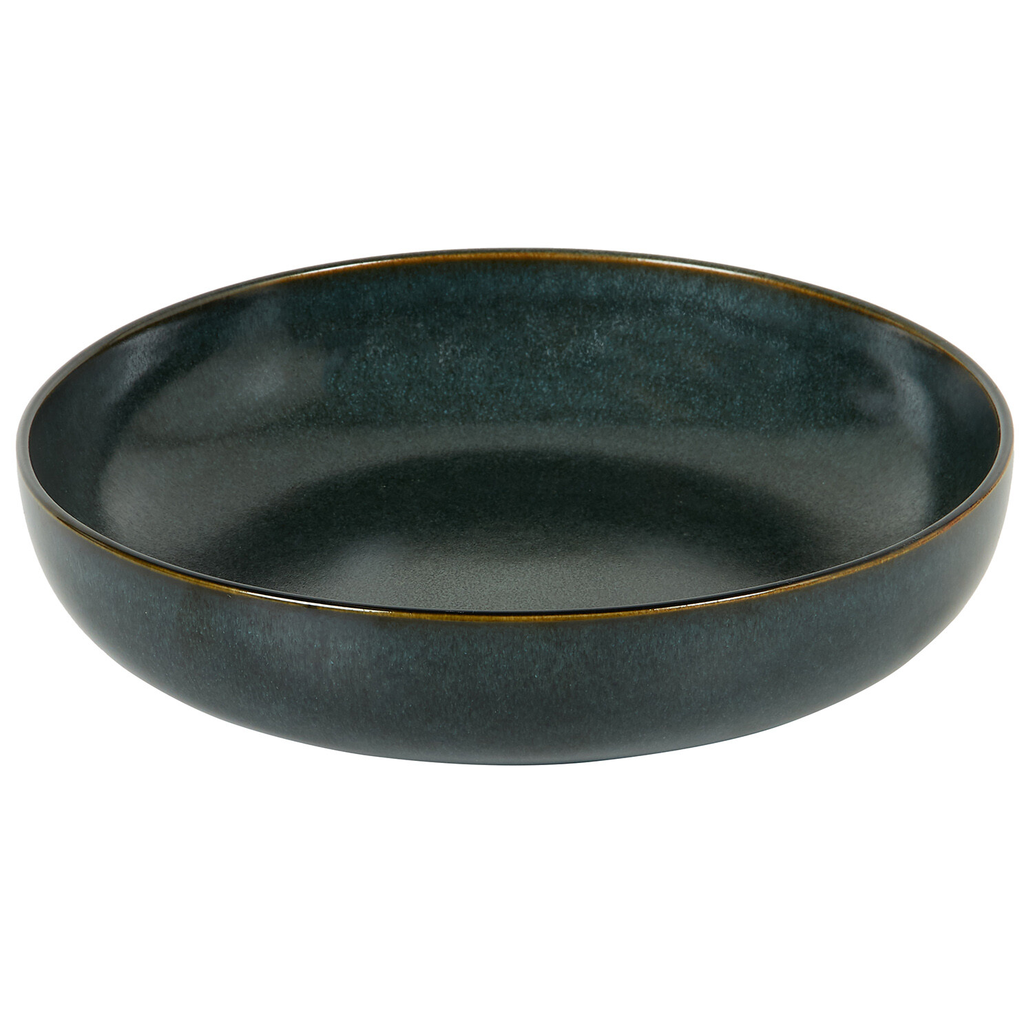 Ayano Reactive Glaze Pasta Bowl - Dark Blue Image 3