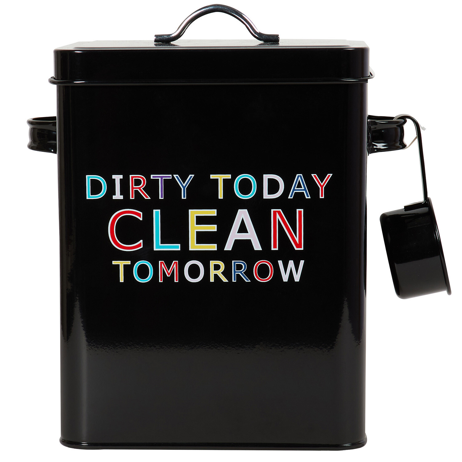 Slogan Laundry Powder Box - Black Image 4