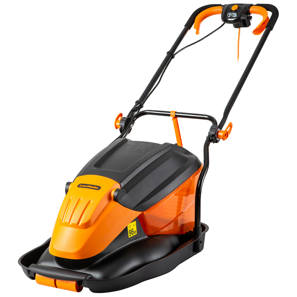 LawnMaster MEH1836-01 1800W Hand Propelled 36cm Hover Electric Lawn Mower with Grass Collection Box Image 1