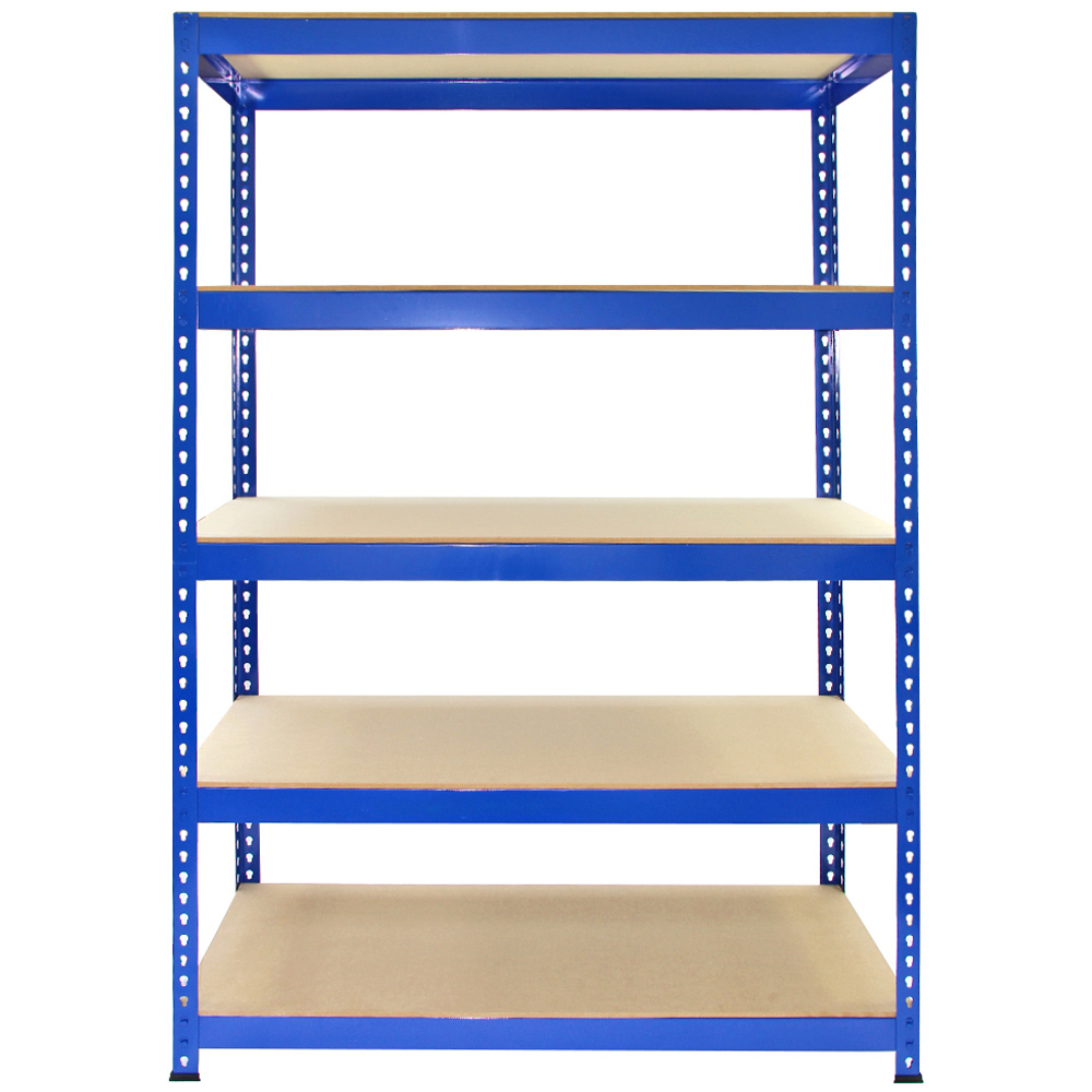 Monster Shop Q-Rax Blue Metal Shelving Unit 120 x 180 x 50cm Image 2