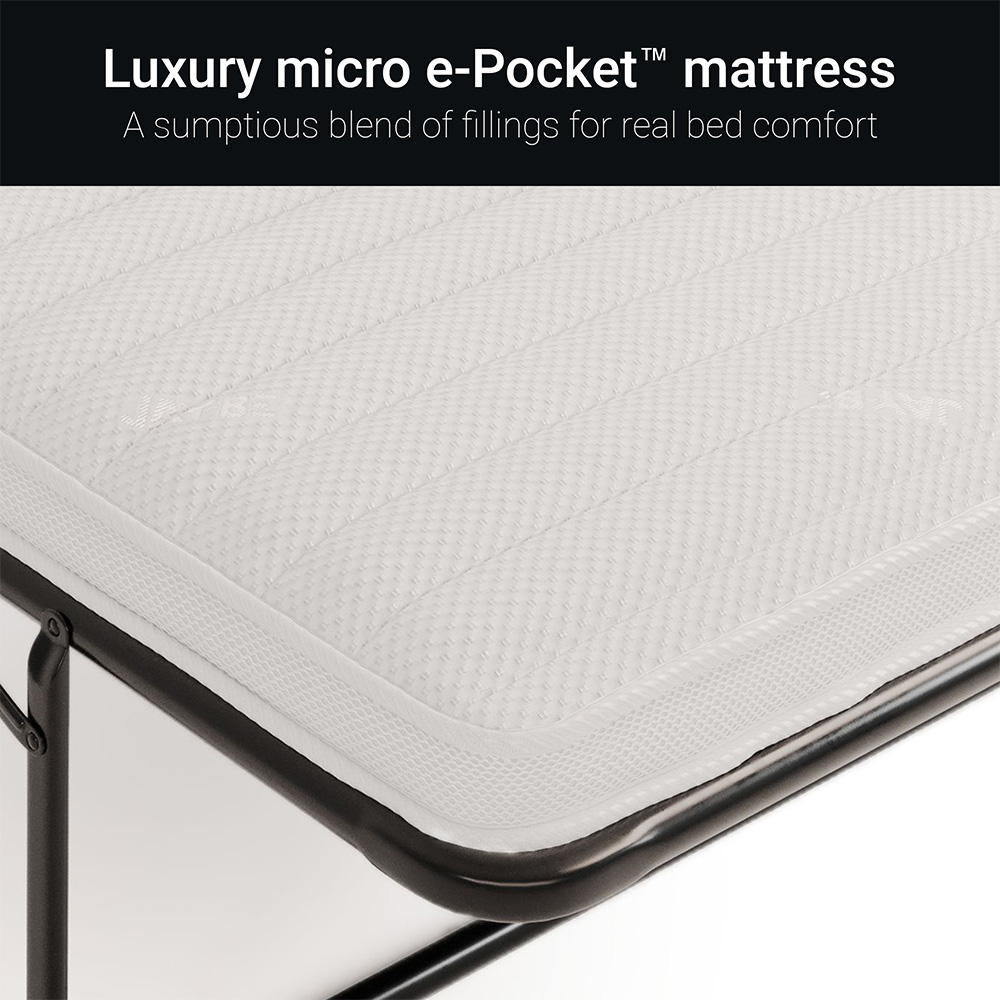 Jay-Be Heritage 2 Seater Luxe Velvet Airforce Sofa Bed with e-Pocket Mattress Image 7