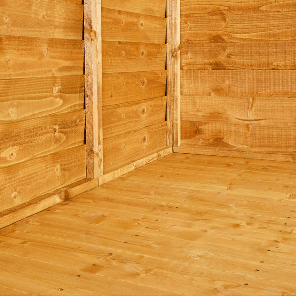 Power Sheds 8 x 4ft Overlap Apex Wooden Shed Image 4