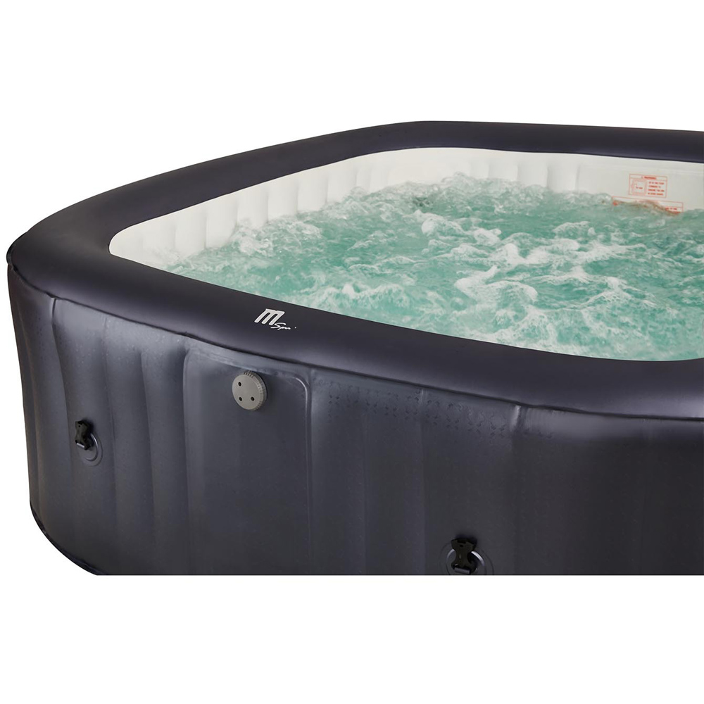 Mspa Otium 6 Person Grey Hydrojet Inflatable Hot Tub Spa Image 5