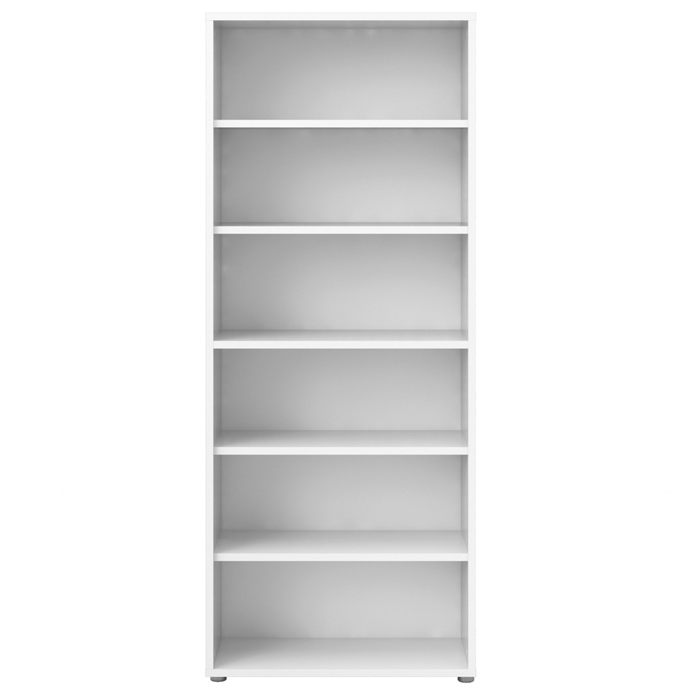 Furniture To Go Prima White 6 Shelf Bookcase Image 2