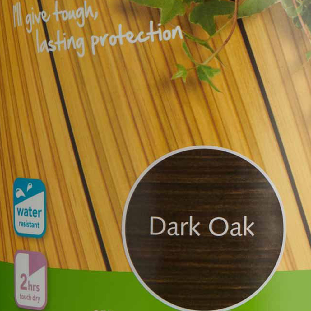 Anti Slip Dark Oak Decking Stain and Protector 2.5L Image 4